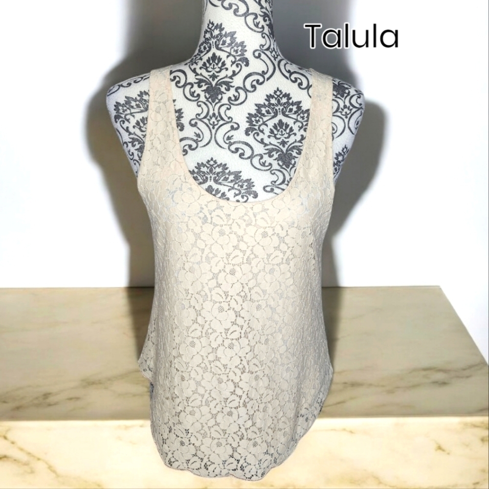 TALULA Lace Floral Tank- XSmall